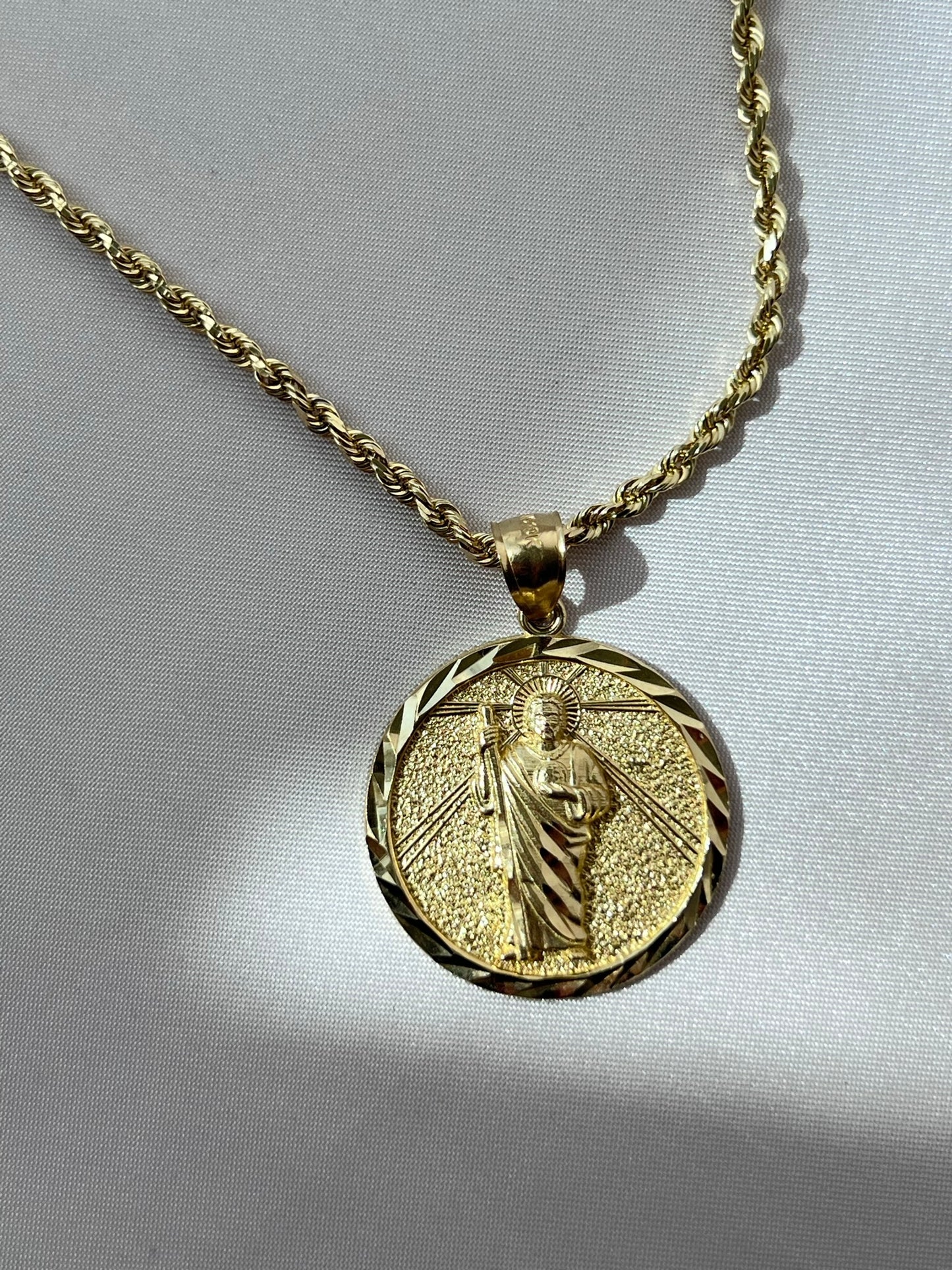 10K Gold San Juditas Pendant