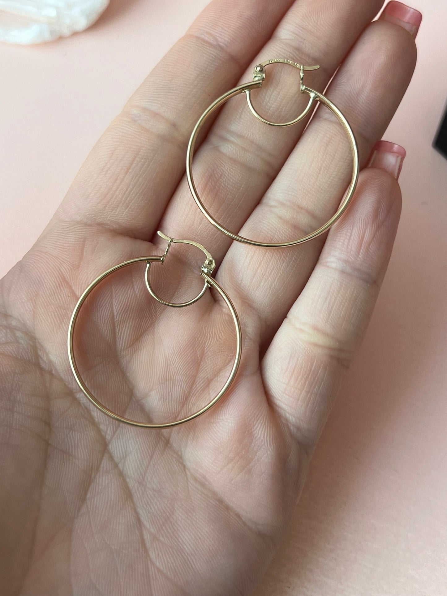 The Thin Hoop Earrings