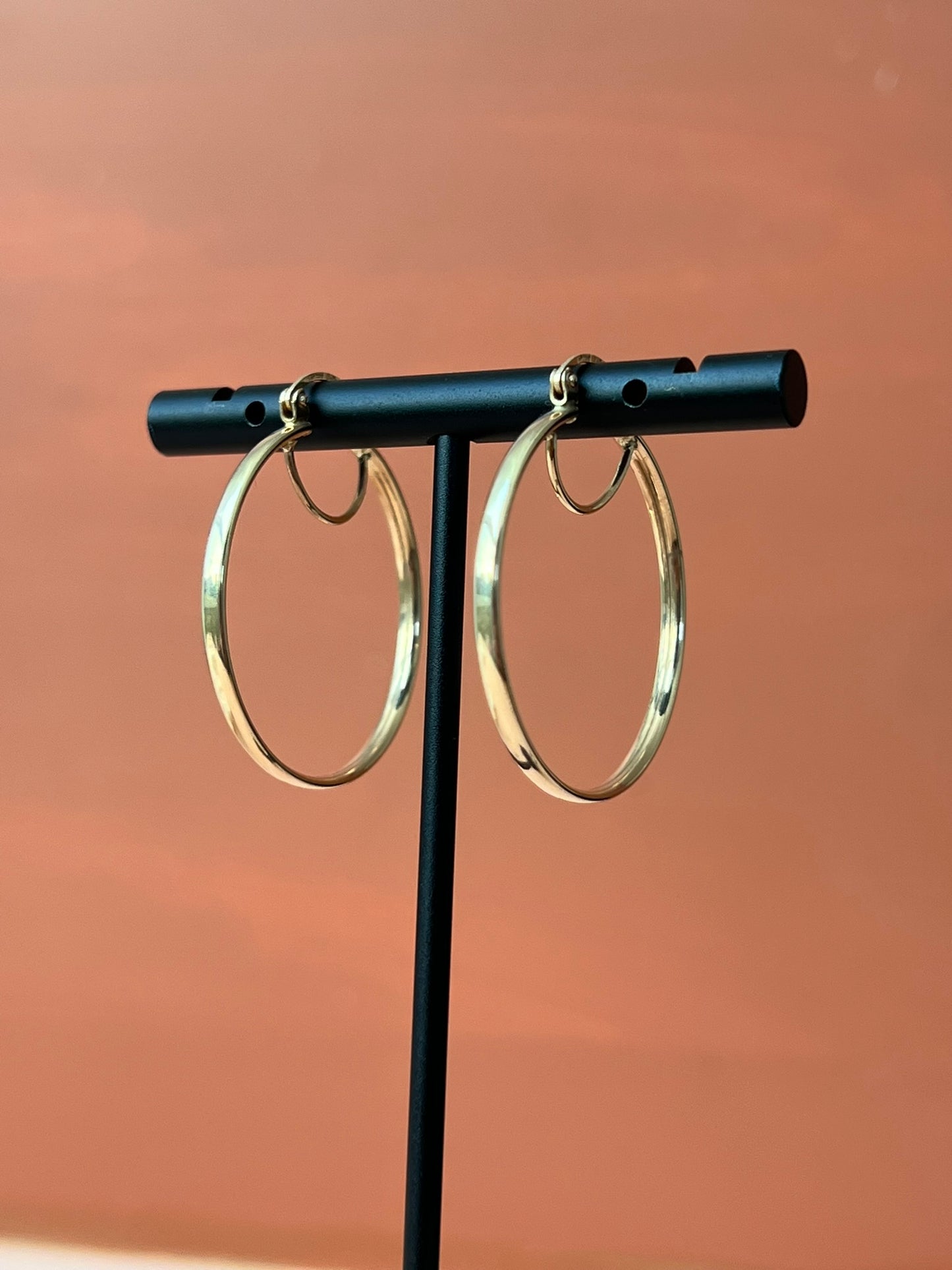 The Thin Hoop Earrings