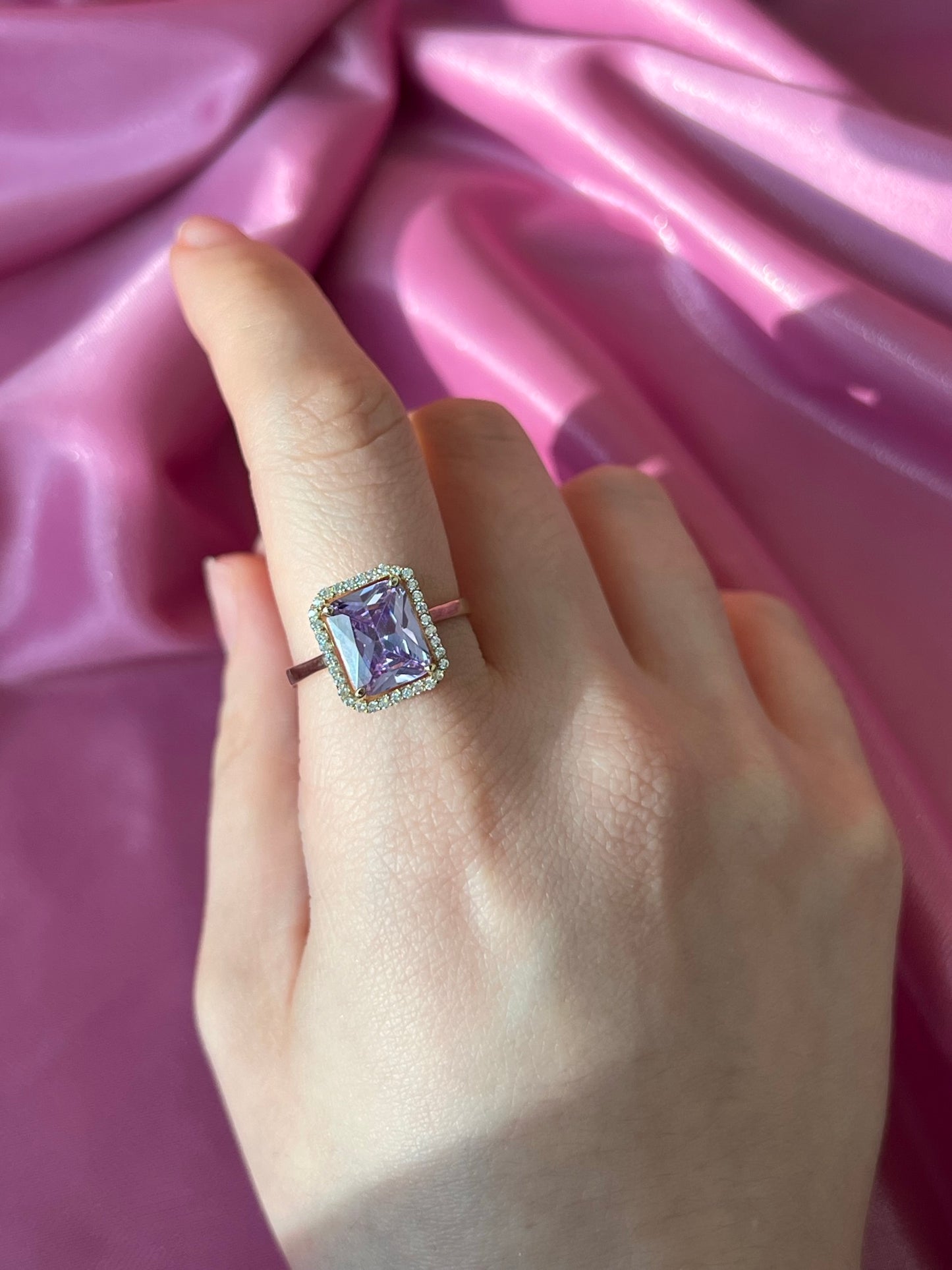 10K Gold Amethyst Ring