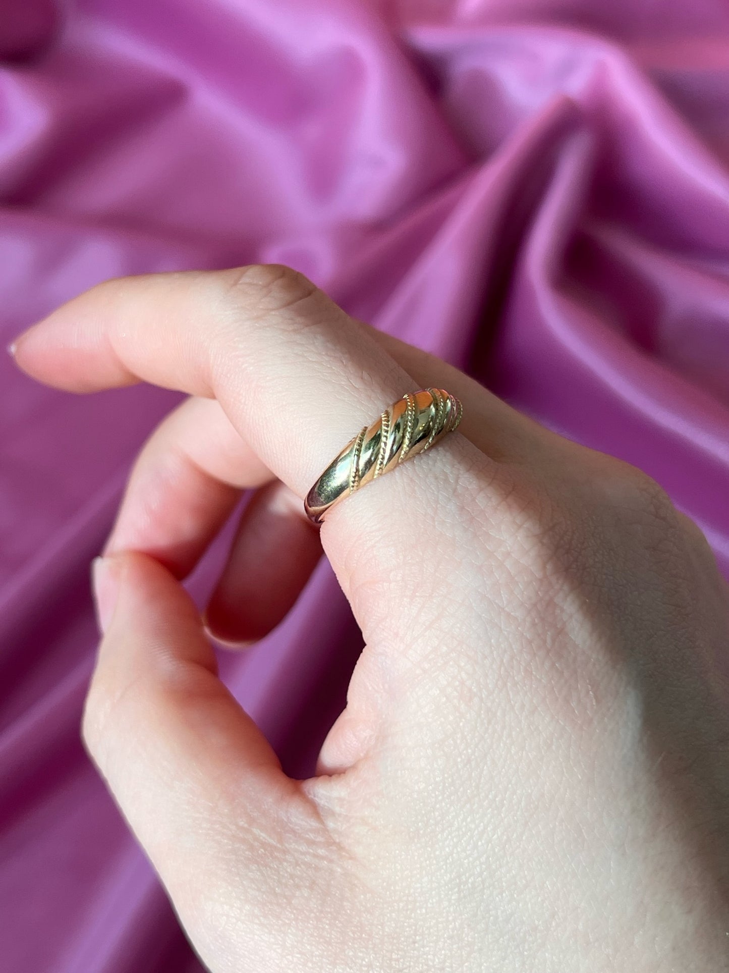 The Croissant 10k Gold Ring