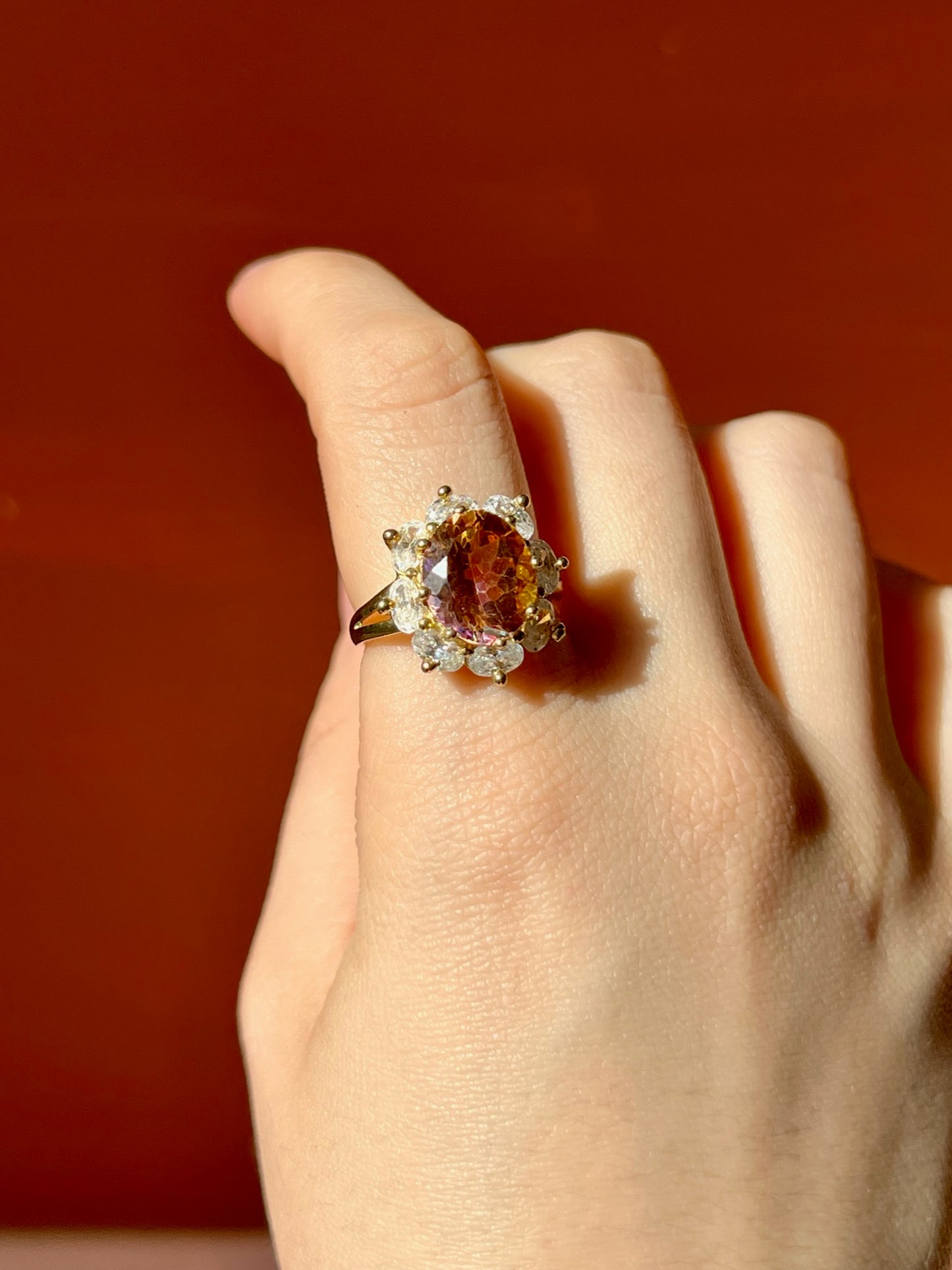 The Pink Stone 10k Gold Ring
