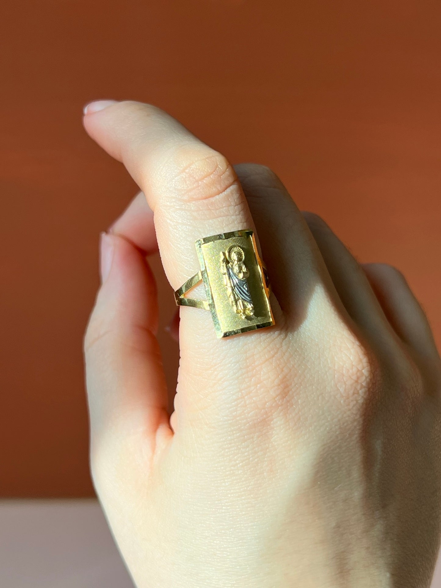 10K Gold San Juditas Ring