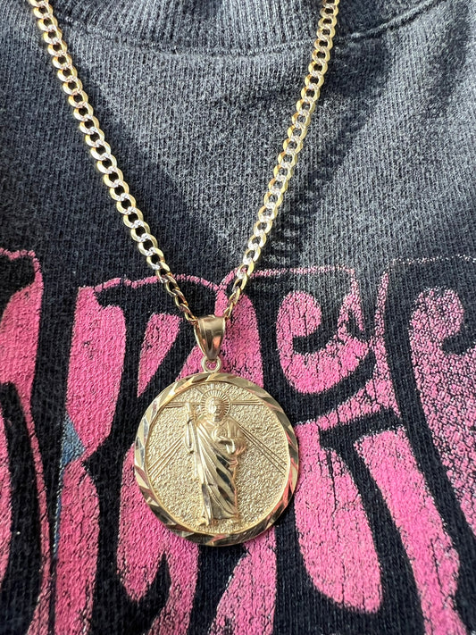 10K Gold San Juditas Pendant