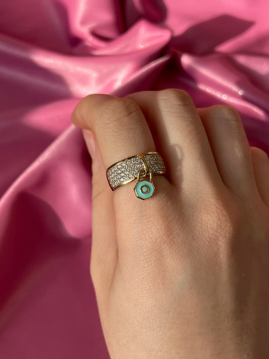 The Lock Charm Ring