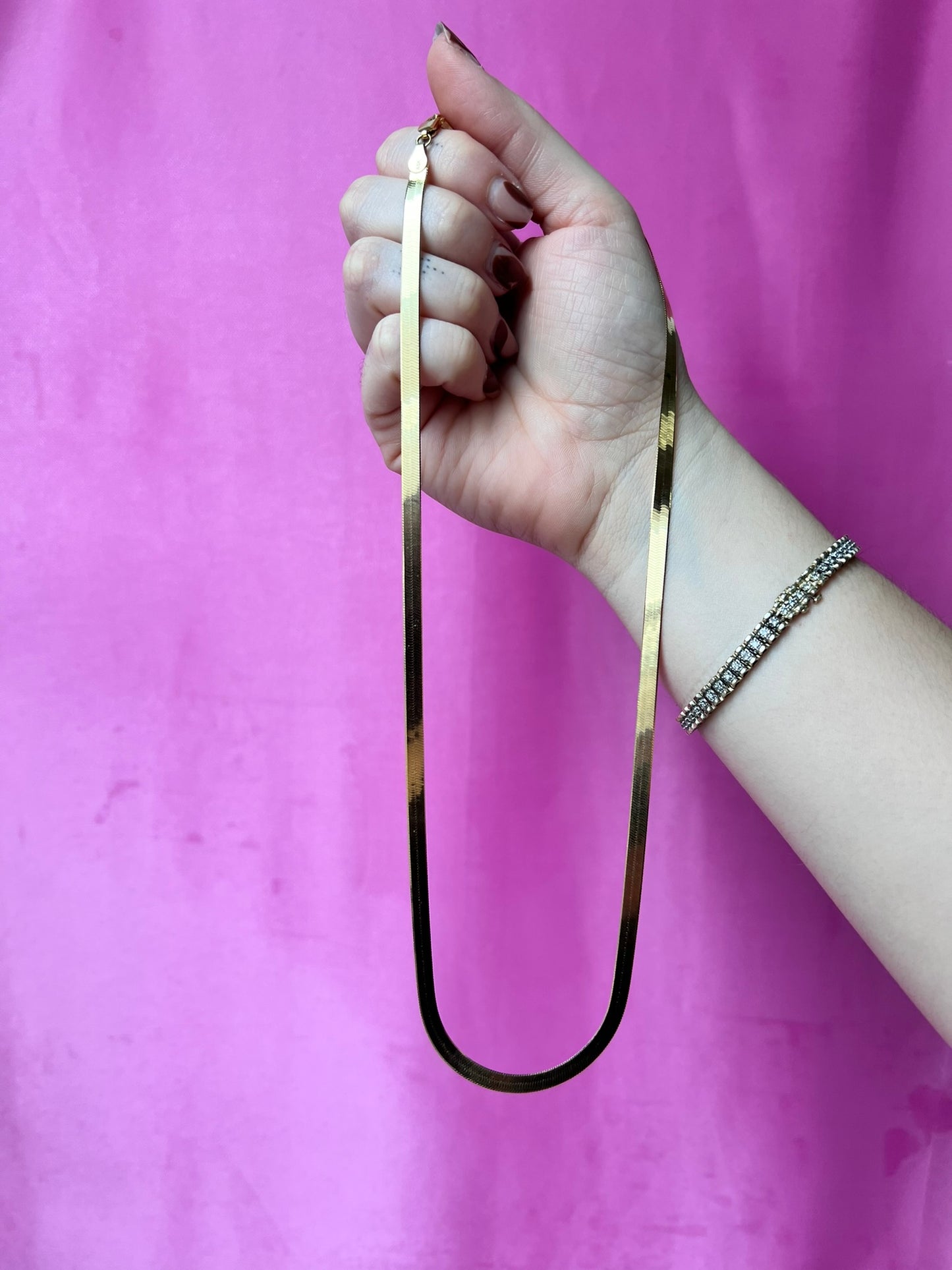 10K Gold Herringbone Chain