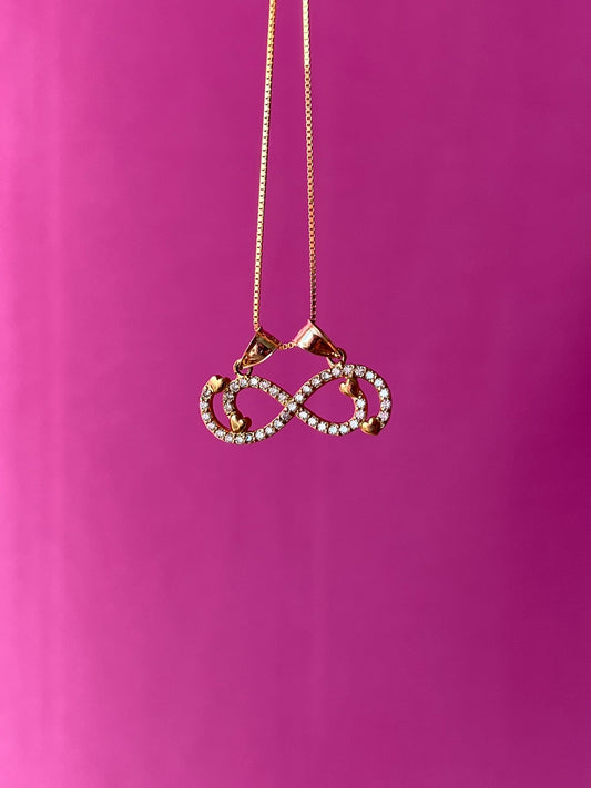 10K Gold Infinity Pendant