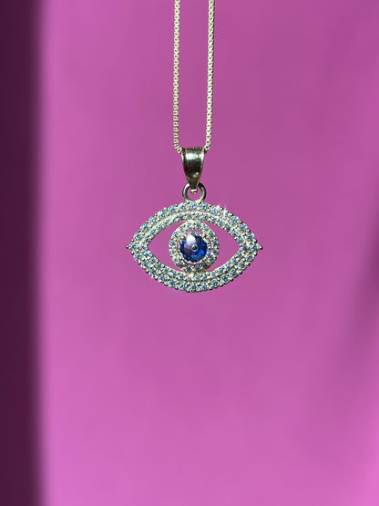 10K Gold Ojo Pendant