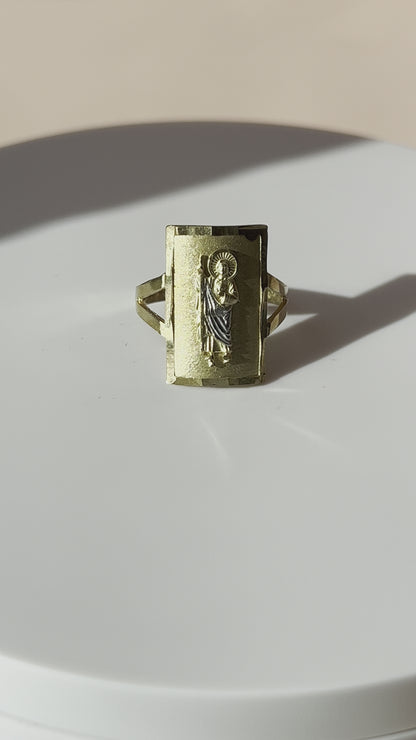 10K Gold San Juditas Ring
